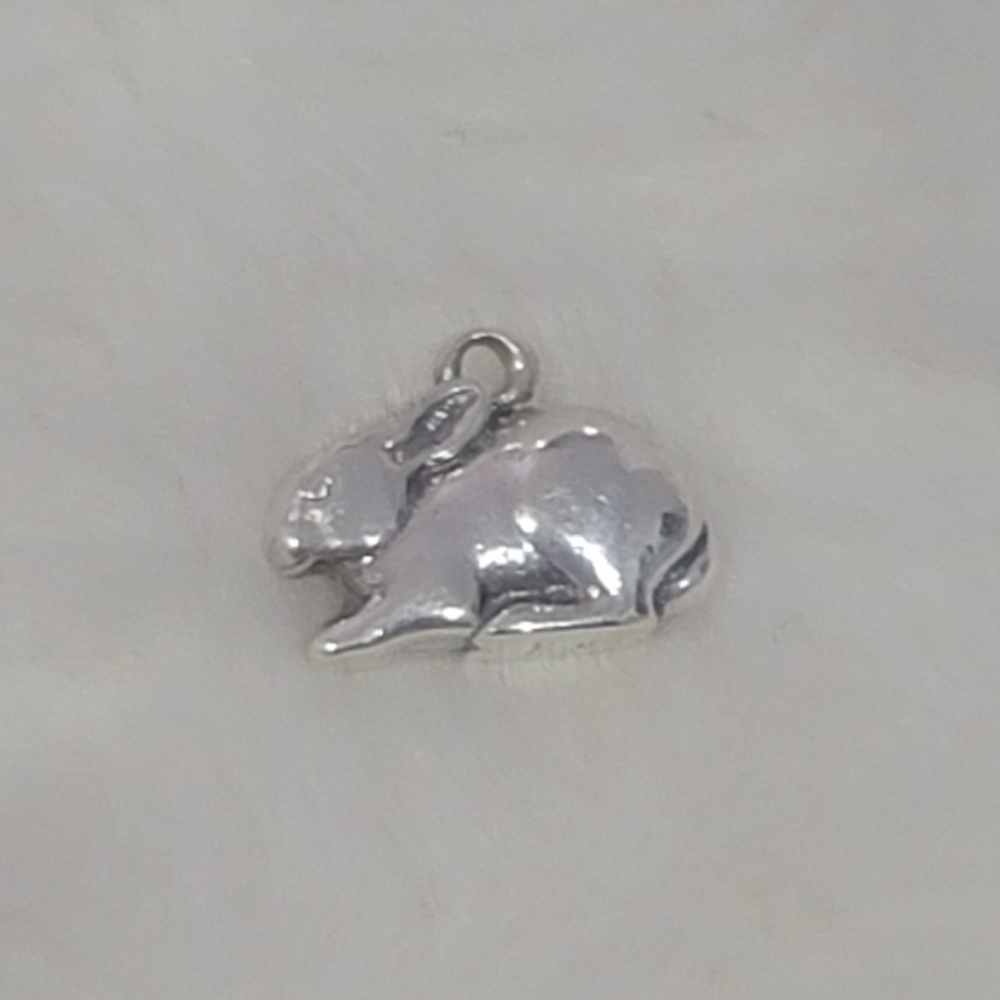 James Avery Silver Bunny Charm